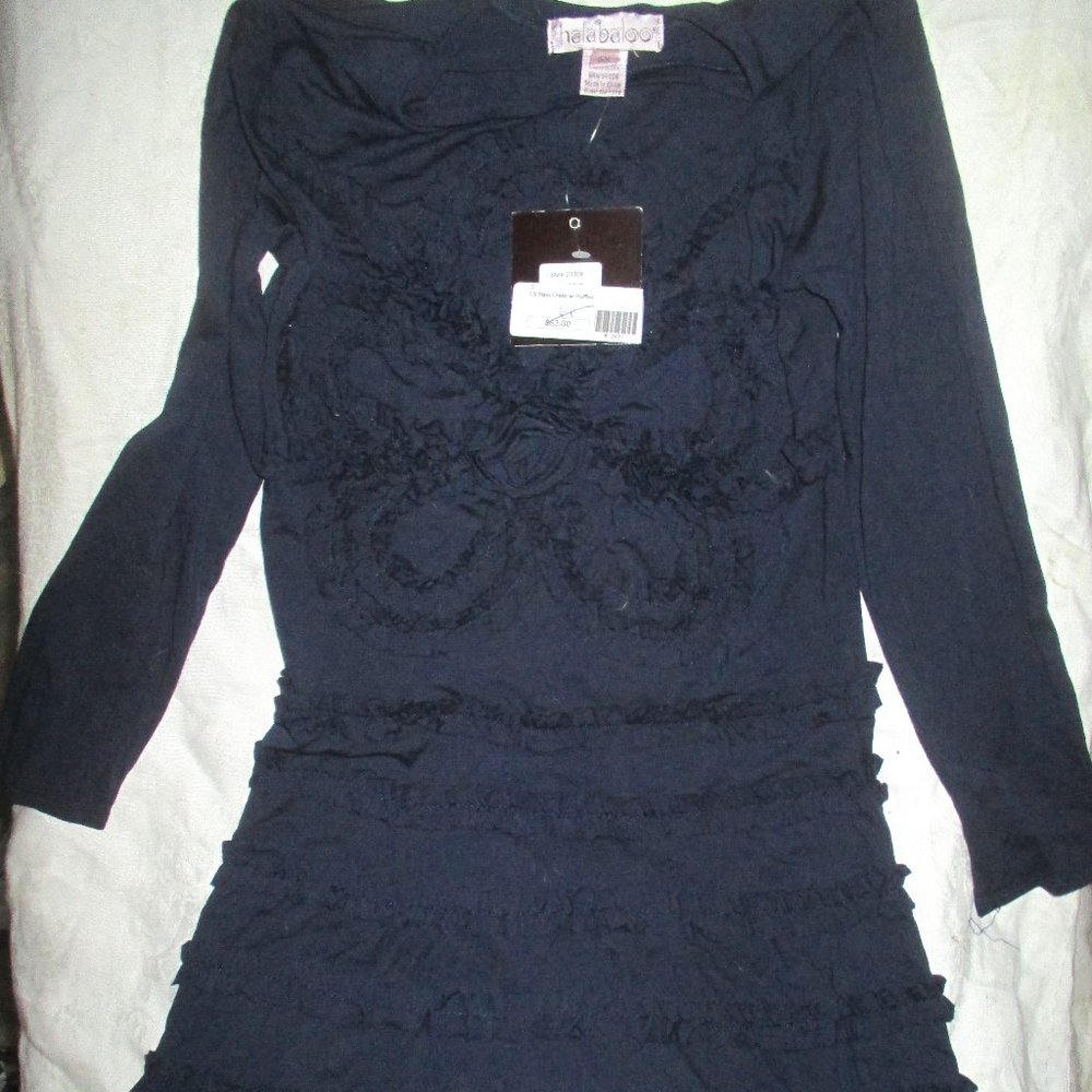 Halabaloo Girls Ruffled Designer Dress 6X NWT